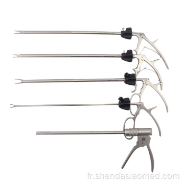 Applicateur de clip avec angle droit à double action unique